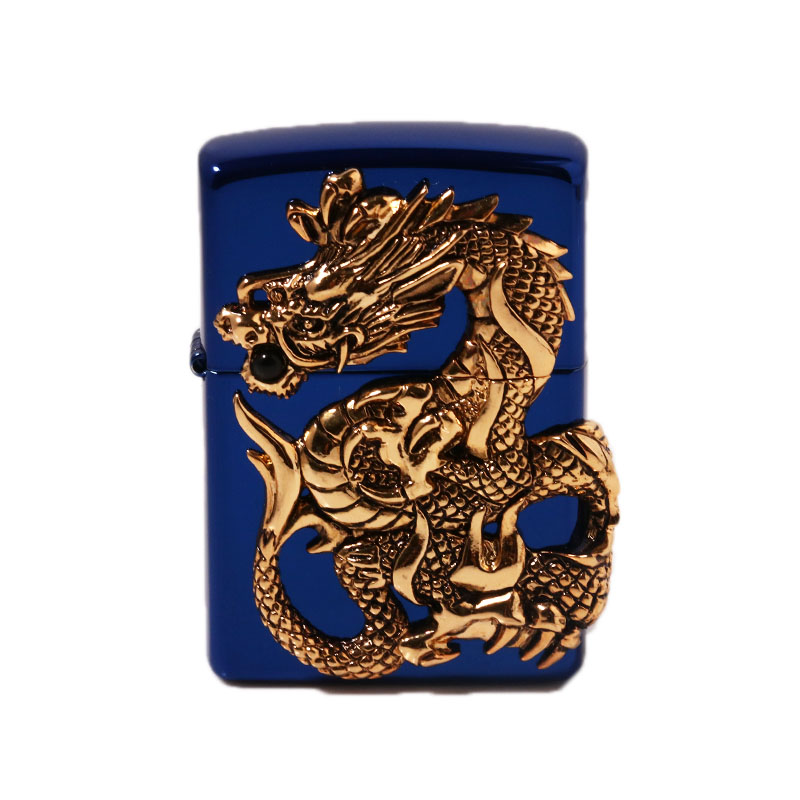 zippo打火机防风天龙创意个性