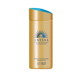 日本资生堂安耐晒防晒霜90ml户外防水养肤小金瓶脸部隔离50倍包邮