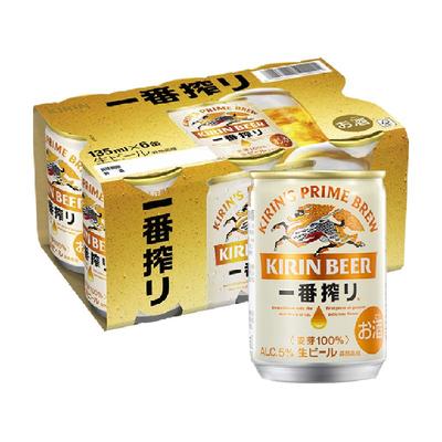 麒麟135ml*6罐进口啤酒