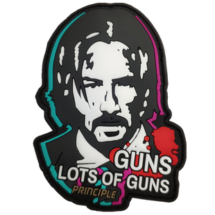 新版章法Johnwick杀神经典台词魔术贴臂章基努个性臂章原创士气章