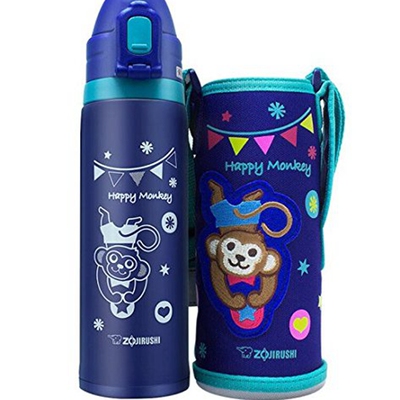 日本象印儿童保温杯吸管水壶