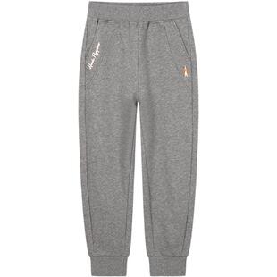 暇步士童装女童长裤中大童休闲裤春夏新品儿童针织宝宝运动裤