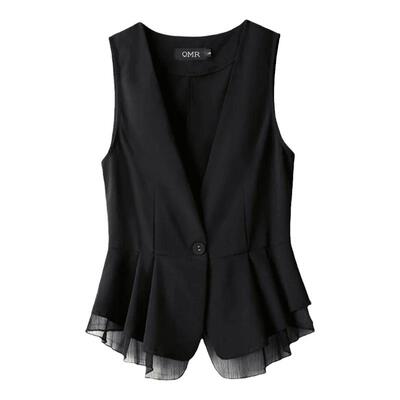 夏马甲背心马夹坎肩百搭西装内搭