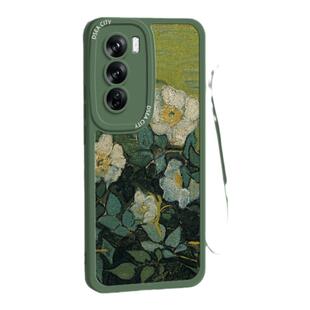 oppo系列reno12手机壳适用reno高级2个性8硅胶小众9全包防摔保护套3新款4小羊皮5女男全包6防摔7外壳10野玫瑰