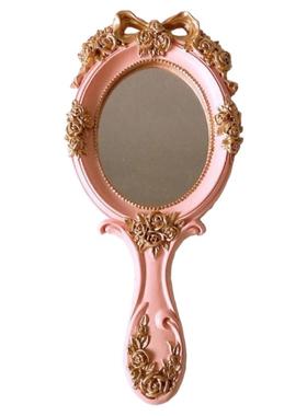 创意卧室镜子迷你手持化妆镜子