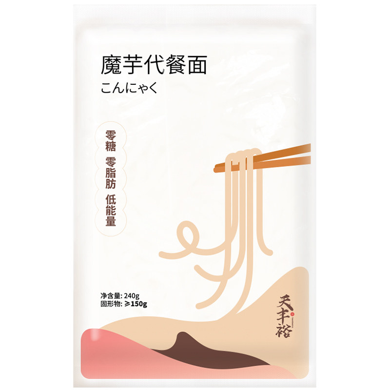 天丰裕魔芋面丝粉丝0零脂肪热量