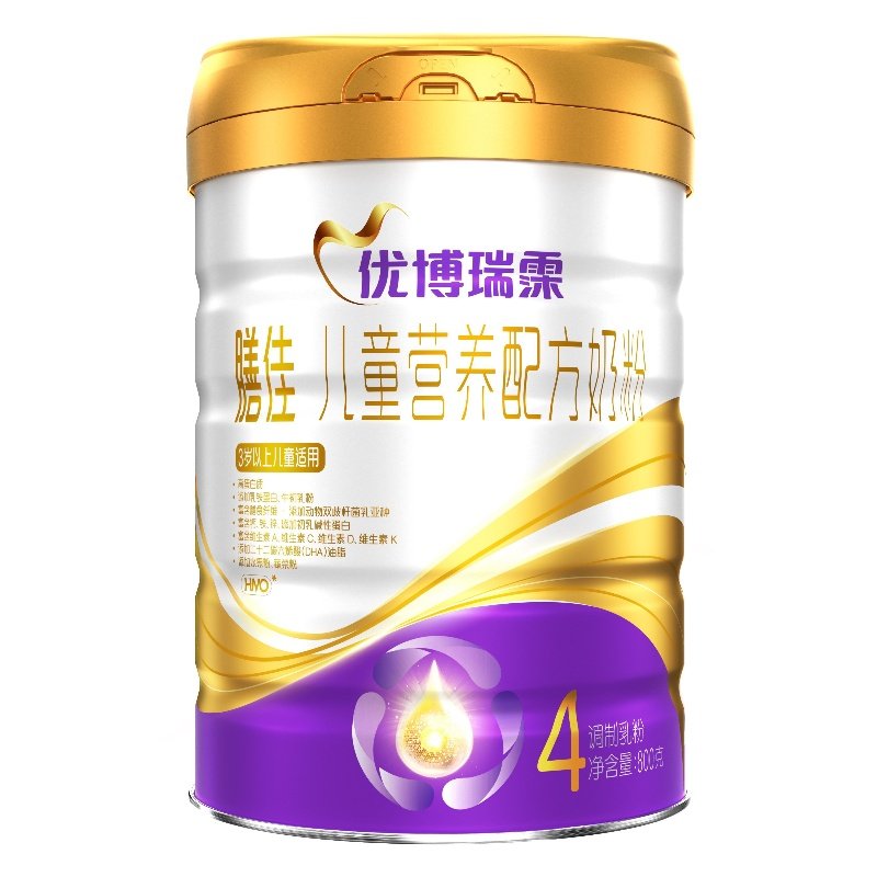 【限时优惠】圣元优博瑞霂膳佳儿童营养配方4段奶粉3岁以上800g