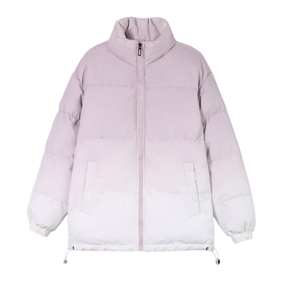 正品啄木鸟啄木鸟渐变羽绒棉服女