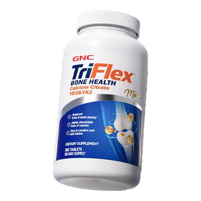 GNC健安喜迷你钙d3k2柠檬酸钙片女性补钙片孕妇中老年青少年