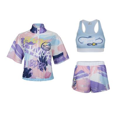 B.Duck显瘦遮肉大码分体泳衣女