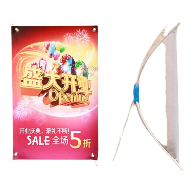 桌面X展架 X支架 A4迷你展架小X展架A3 海报支架 易拉宝x架小展架