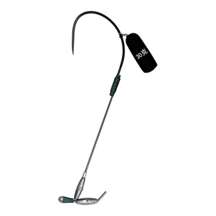 可视锚鱼钩刀锋锚钩单腿单钩双铅单腿钩抗走水单腿双铅小钢炮鱼见