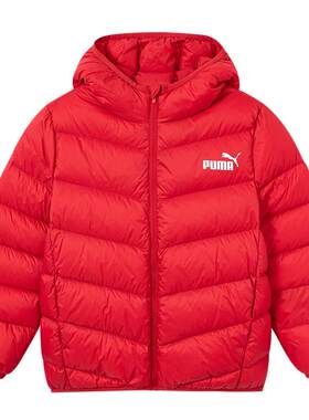 PUMA彪马新年红色羽绒服轻薄保暖
