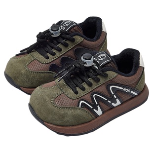 MQD马骑顿运动鞋2026冬季新款加绒保暖跑步鞋儿童百搭舒适阿甘鞋