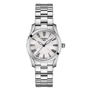 【自营】Tissot天梭手表时尚优雅钢带石英女表T112.210.11.113.00