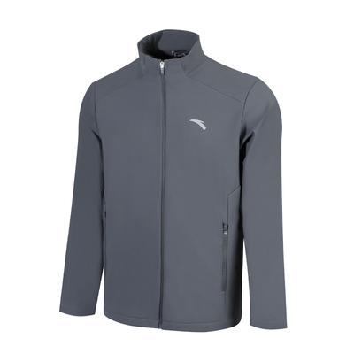 安踏立领防风外套男士加厚夹克