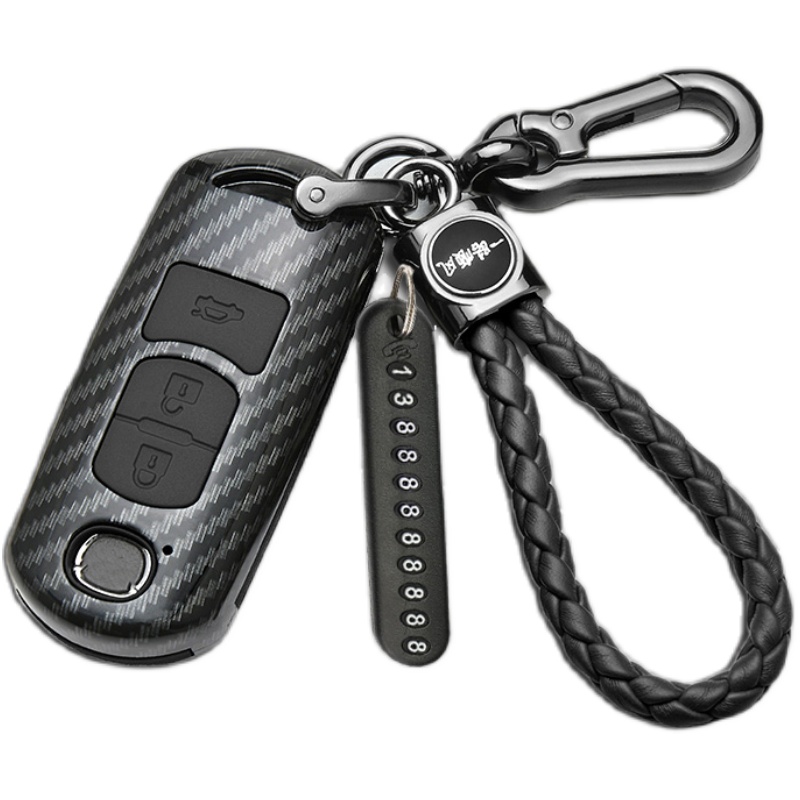 适用于马自达CX-5阿特兹CX-4昂克赛拉钥匙套汽车壳扣男高档钥匙包