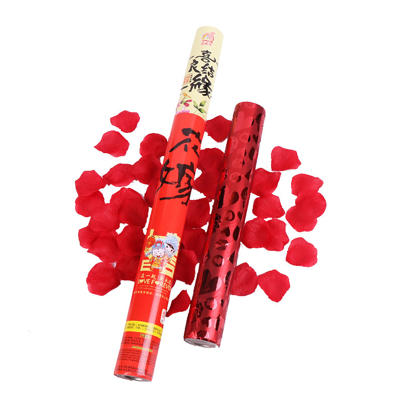 高档心形开业典礼促销包邮花筒