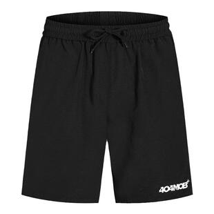 404MOB基础多色刺绣凉感短裤男夏季薄款透气百搭抽绳五分裤情侣装