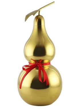 铜摆件仿古客厅黄铜葫芦