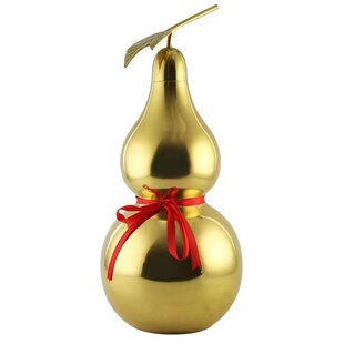 黄铜葫芦仿古铜器工艺品厂家直销商务礼品家居摆件八卦铜葫芦包邮