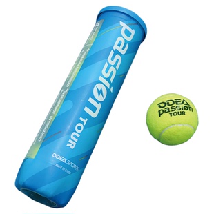 Odear欧帝尔网球Passion蓝罐有压耐打练习训练比赛网球专用