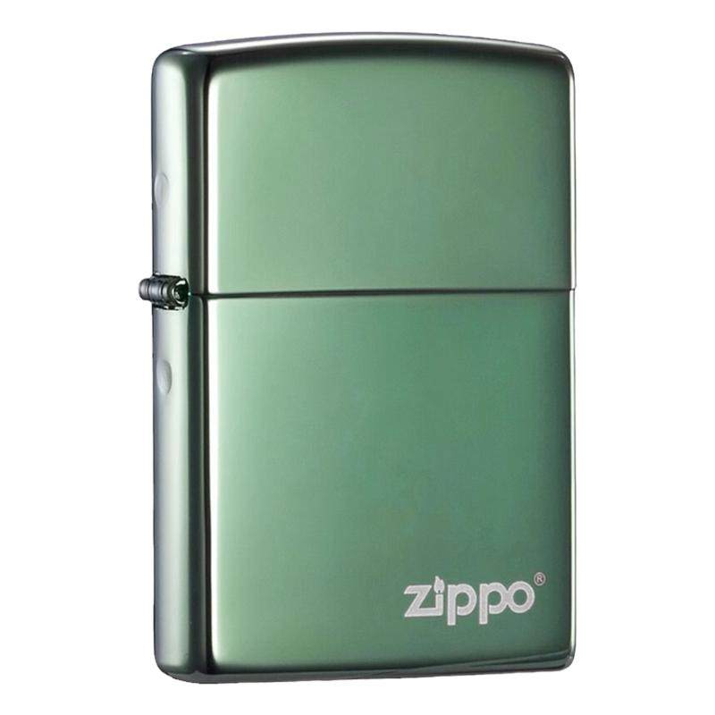 zippo打火机镜面送礼绿冰