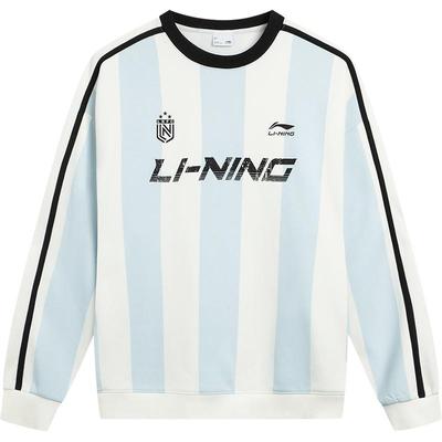 李宁球迷风情侣圆领无帽卫衣