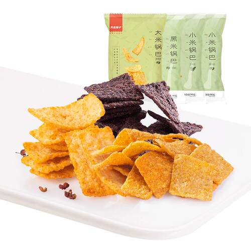 良品铺子小米锅巴90g解馋小零食小吃休闲食品袋装零食推荐