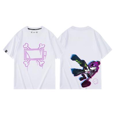 休闲宽松纯棉情侣短袖