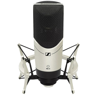 [原装进口]森海塞尔MK4麦克风直播唱歌K歌录音电容话筒声卡套装