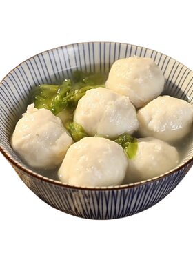 墨鱼含量≥96％潮汕手打墨鱼丸