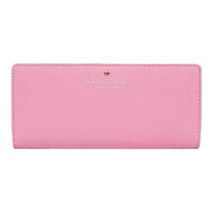 美国直邮Kate Spade New York S4661P女皮钱包粉粉长款方形欧美