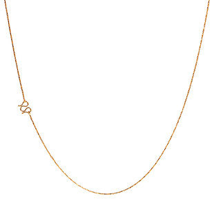 不掉色18K金色项链素链锁骨链颈链钛钢链子银色蛇骨链o字链穿吊坠