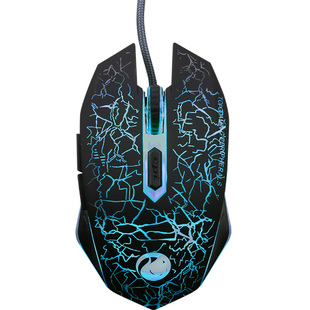 肃魂牧马人电脑竞技鼠标有线连发全自动点通用侧键连击录制编程鼠