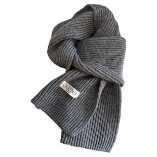 奶咖色系女款2025新款冬针织围巾女冬季韩系氛围感围脖韩