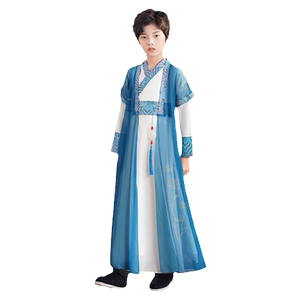 儿童汉服男童春秋唐装中国风古装小公子少爷服表演服装国学演出夏