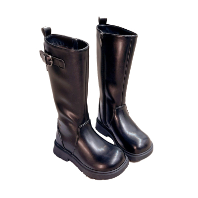 女童高筒靴，2025爆款，极简风