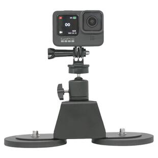 适用dji大疆gopro影石insta360运动相机强力双磁铁吸盘action5pro/6/4磁吸车载固定支架acepro2汽车拍摄配件