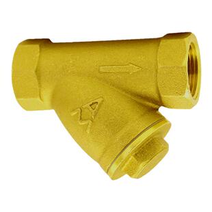 正品埃美柯Y型过滤器601A黄铜加厚丝扣大体回水管道排污过滤阀门