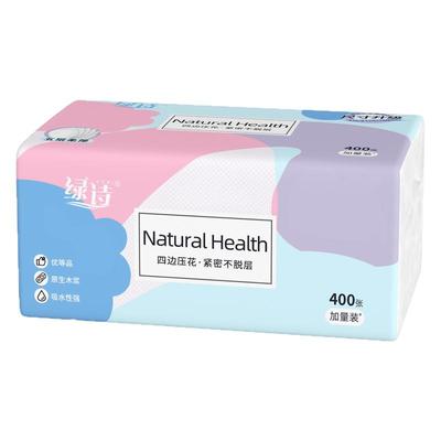 小蛮熊绿诗大包抽纸400张纸巾