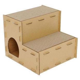瓦楞纸猫抓板窝猫窝一体房子别墅特大号猫爪板盒子纸箱屋猫咪用品