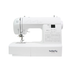 蝴蝶牌缝纫机家用100SE脚踏电动电子多功能台式衣车吃厚吃薄锁边