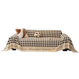 毛绒加厚沙发盖布秋冬2025新款沙发垫布巾全盖防滑皮沙发专用套罩