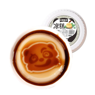 古蜀味道即食凉糕熊猫凉糕小吃红糖儿童凉糕冰粉即食小吃翻沙凉糕