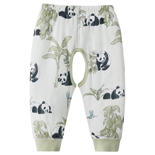 男宝宝开裆裤子秋冬婴儿棉裤儿童夹棉保暖裤纯棉幼儿冬季男童秋裤