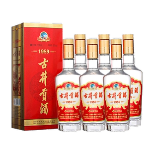 古井贡酒浓香型白酒1989纪念酒50度500ml*6瓶整箱含3个礼袋