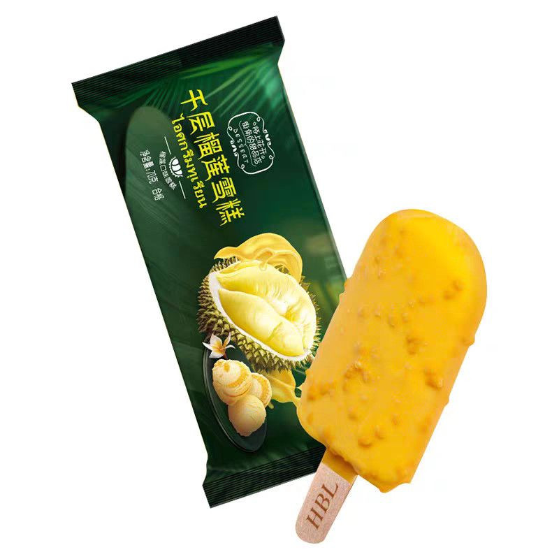 宏宝莱千层榴莲雪糕冰淇淋冷饮巧克力樱花白桃烤布蕾焦糖布丁激凌