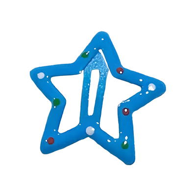 星星发夹多巴胺彩色五角星侧边夹