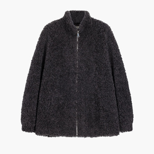 【李佳琦超级年货时尚节】CROWNLESS未冕100绵羊毛松弛形外套女